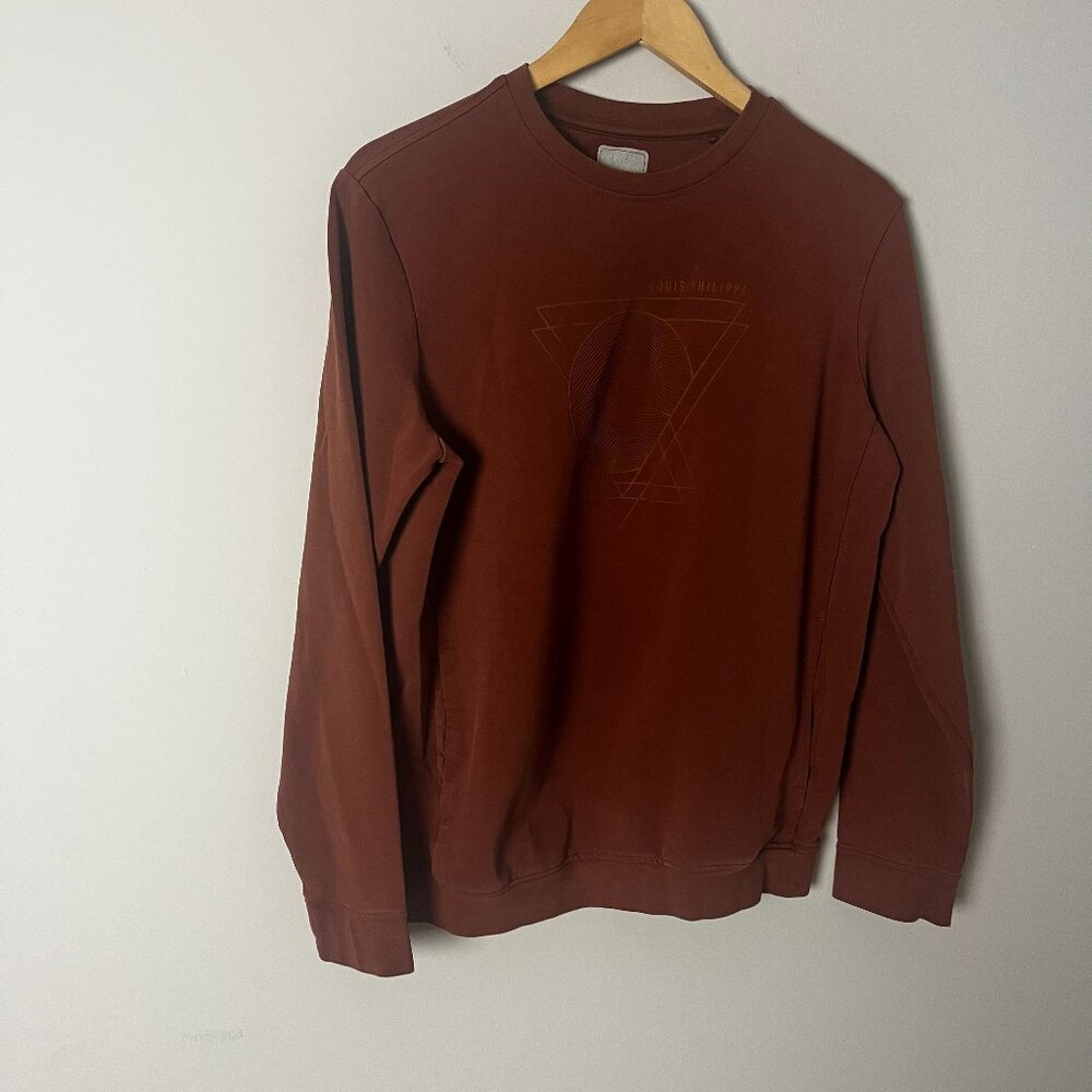 2/$30 Louis Philippe Brown Sweatshirt Medium - Picture 1 of 4